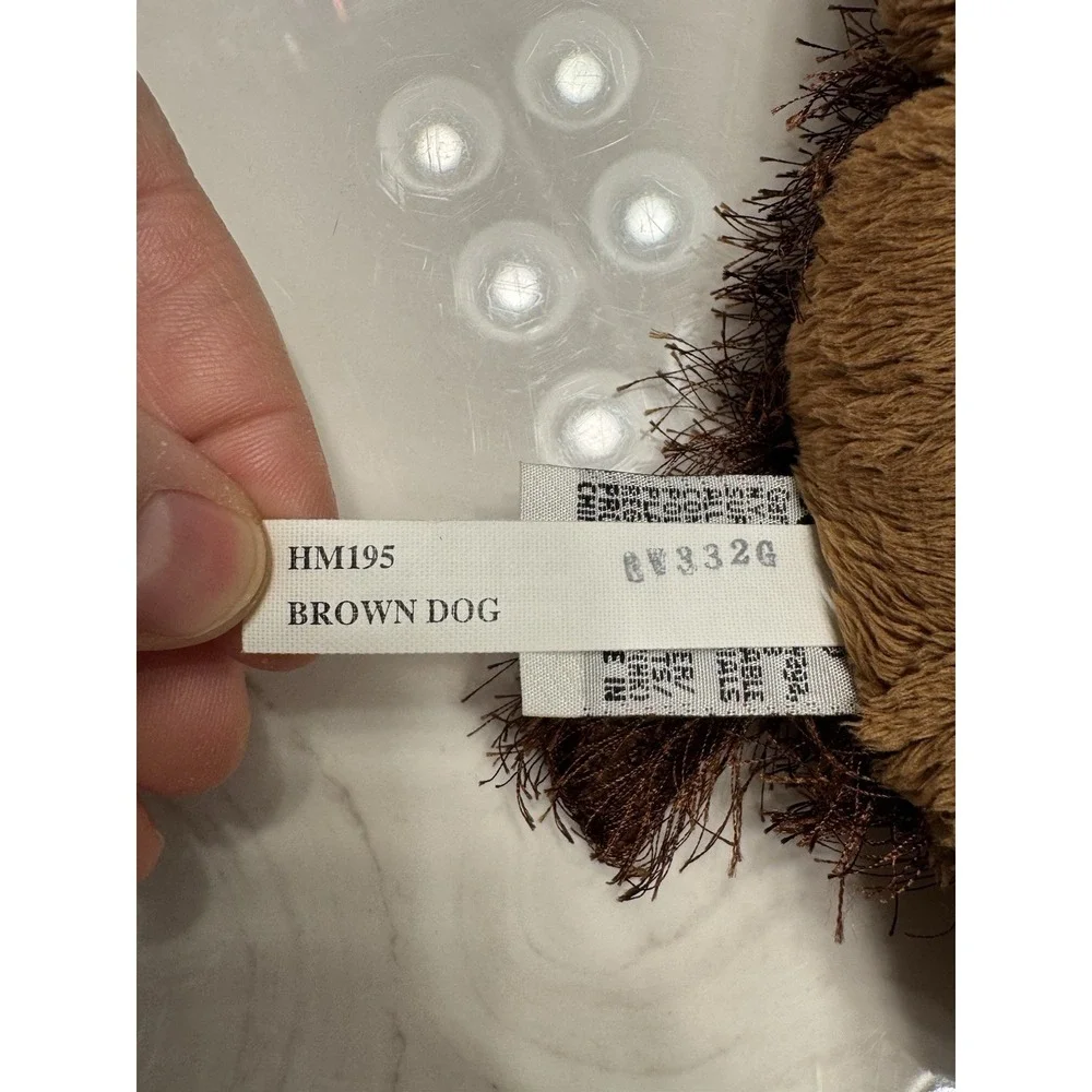 Ganz Webkinz Brown Dog Plush Stuffed Animal Toy Retired No Code HM195